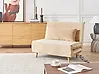 Sofá cama individual SETTEN Terciopelo Beige