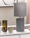Lámpara de mesa de cerámica gris 43 cm IDER_822361
