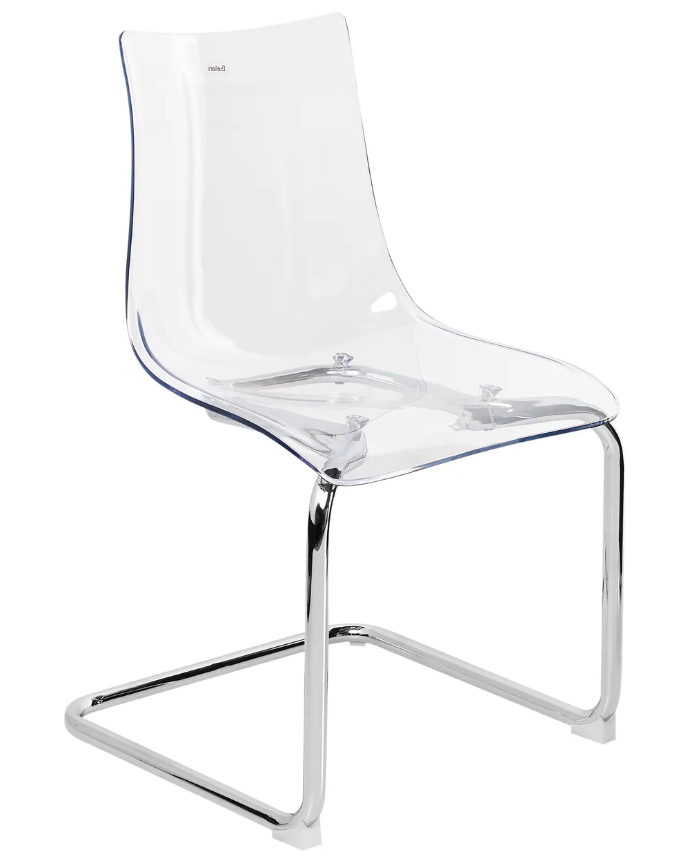 Set of 2 Dining Chairs MARSHALL Transparent_984864