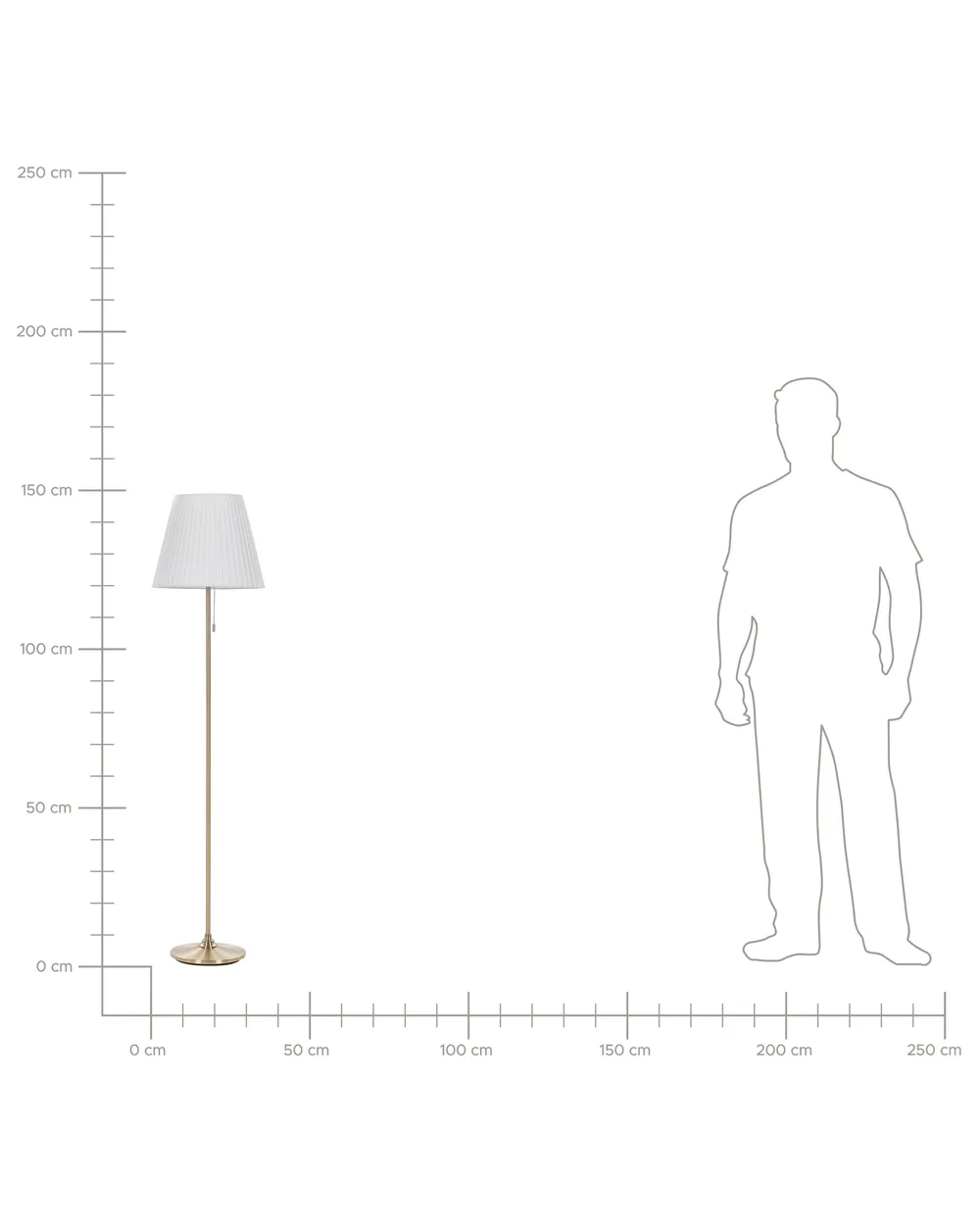 Floor Lamp TORYSA Metal Brass_825904