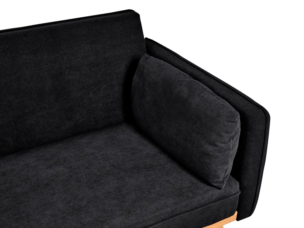 Divano letto ASAA Tessuto Nero_993925