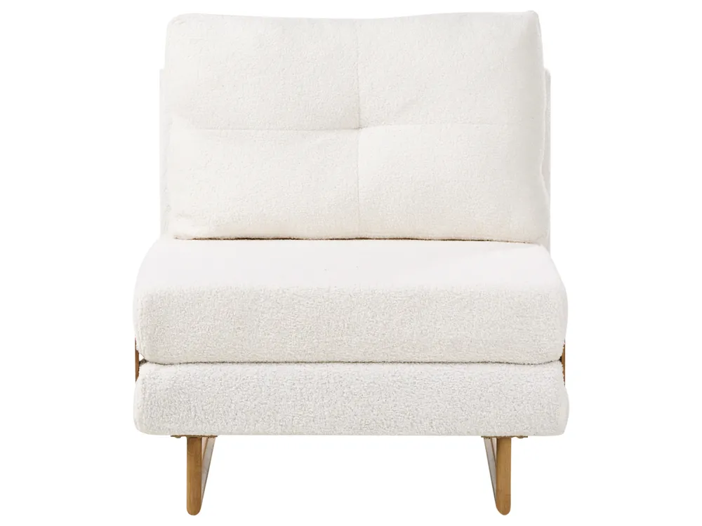 Single Sofa Bed JERSLEV Boucle Off-White_1010135