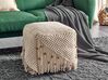 Cotton Macramé Pouffe Beige DANDAI_904339