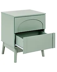 2 Drawer Bedside Table BOULIA Green_1169045