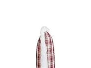 Lot de 2 coussins décoratifs BROOKIES 45 x 45 cm Rouge foncé Motif de Noël_1184001