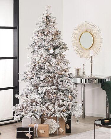 Snowy Christmas Tree 180 cm White TOMICHI 