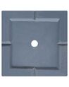 Blumentopf grau quadratisch 26 x 26 x 60 cm DION_781601