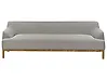 Sofa 3 Seater SOSJO Fabric Light Grey