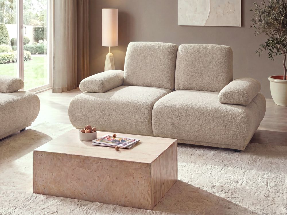 Sofa 2 personers NACKA Boucle Beige
