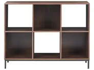 Bookcase PEMBERTON 73 cm Dark Brown_1059770