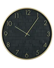 Wandklok CREUSE 40 cm Zwart_1151135