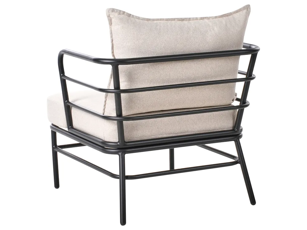Garden Sofa Set 5 Seater PONZONE Metal Light Beige_1001146