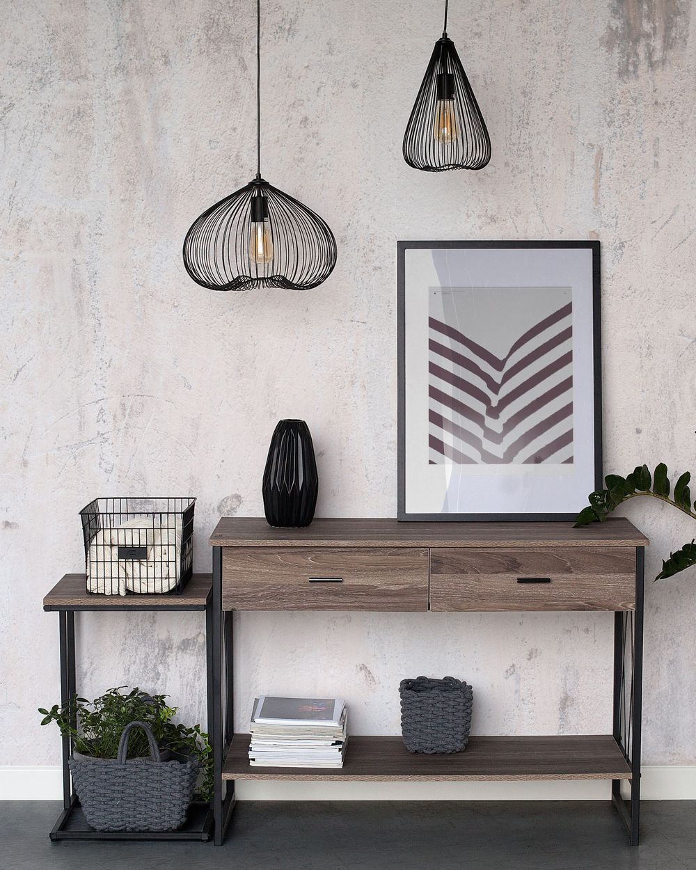 Pendant Lamp TORDINO Metal Black