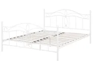 Bed Metal ANTLIA 140 x 200 cm (EU Double) White_806590