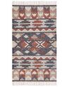 Tapis en jute multicolore 80 x 150 cm KALFA_852689