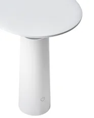 Wireless LED Table Lamp LEVIRA with Dimmer Metal White_940548