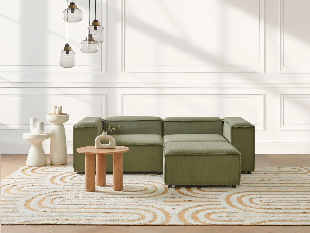 Corner Seat ARDAL Corduroy Green Right Hand_947308
