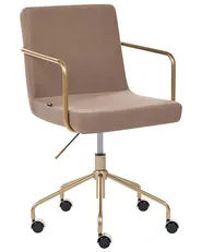 Office Chair TRINITY Corduroy Light Brown_1078353