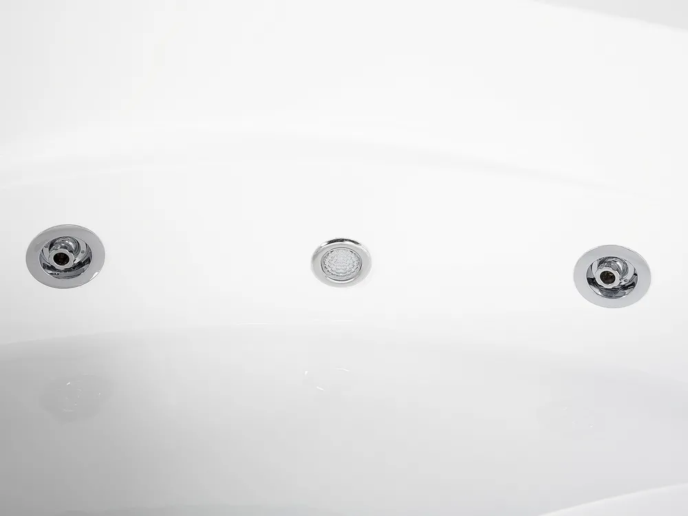 Corner Hot Tub with LED NEIVA 1500 x 1000 mm White Right Hand_796396