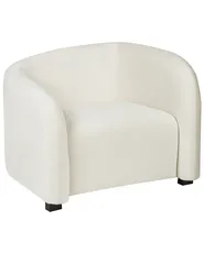 Armchair VELTADA Velvet Off-White_1028230