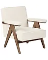 Armchair EVJE Fabric Light Beige