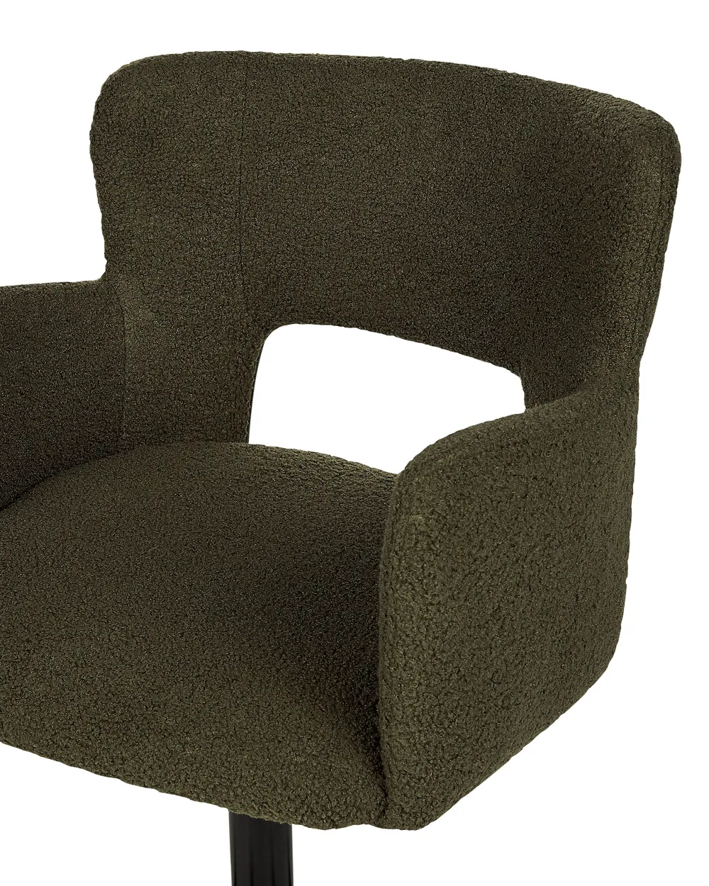 Desk Chair SANILAC II Boucle Dark Green_896643