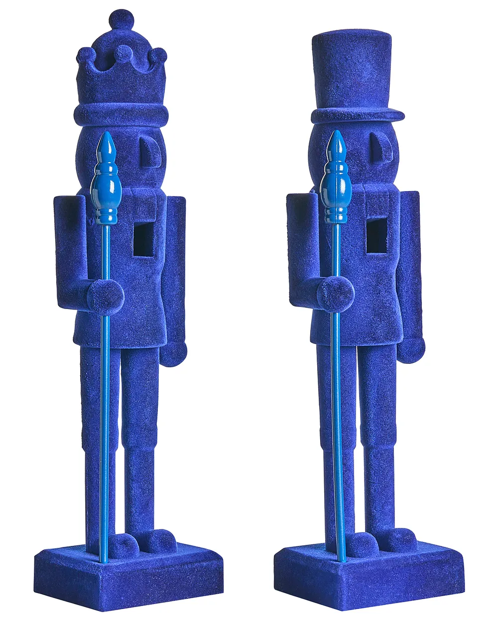 Conjunto de 2 figuras FLATEY 40 cm Cascanueces Azul