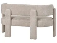 Sofa 2 Seater BUREA Chenille Light Beige_1072716