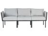 5 Seater Garden Sofa Set Light Grey SKALA_934640