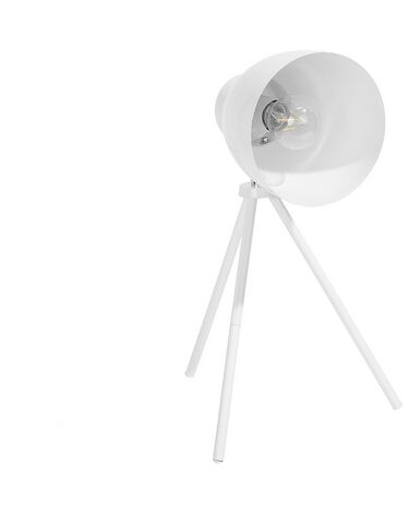 Lampada da tavolo in metallo bianco 43 cm TAMEGA