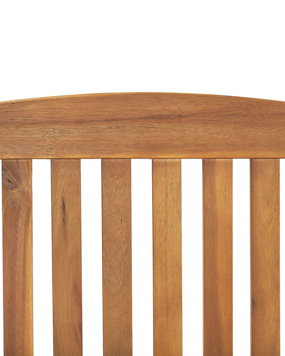 Set of 2 Garden Chairs with Cushions JAVA Acacia Wood Blue_788396