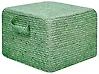 Puf DHADAR Yute Verde