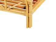 Bed Rattan FLORENTINE 140 x 200 cm (EU Double) Light Brown_868922