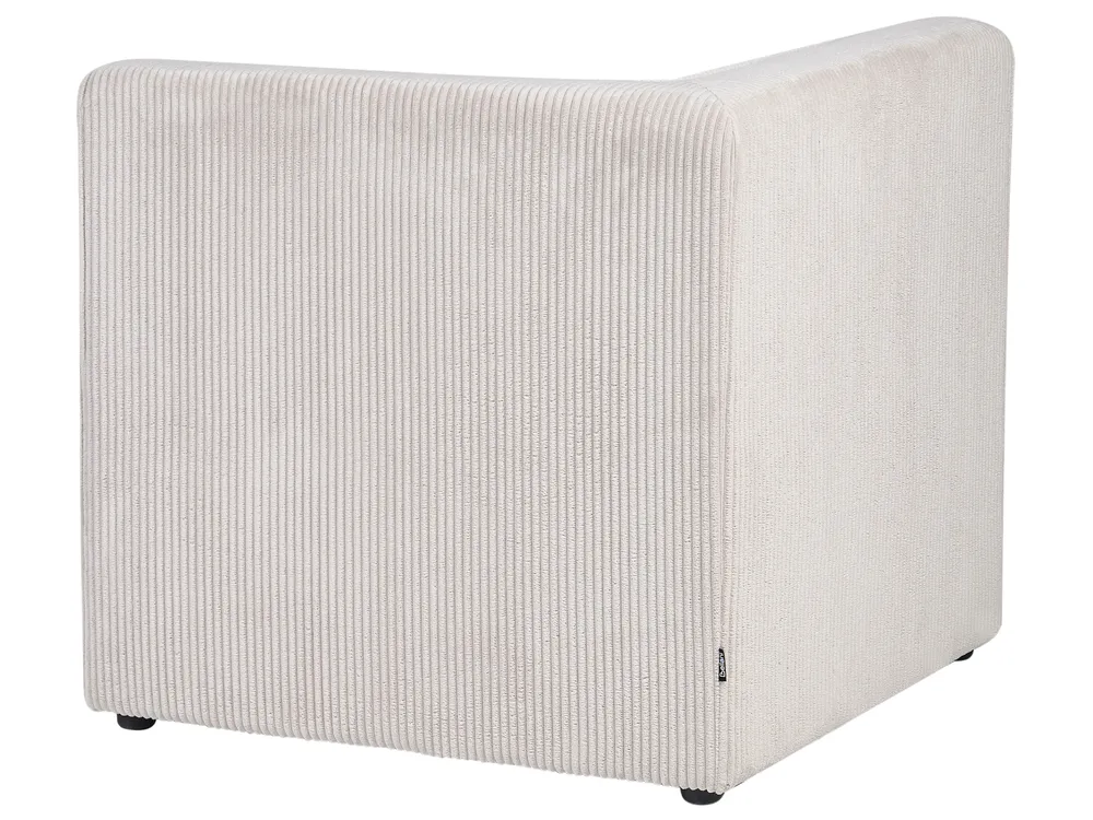 Corner Seat LEMVIG Corduroy Beige Left Hand_1052003
