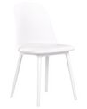 Sada 2 jídelních židlí bílá FOMBY_902820