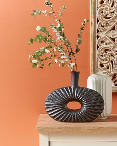 Dekorativ vase 24 cm svart ARWAD
