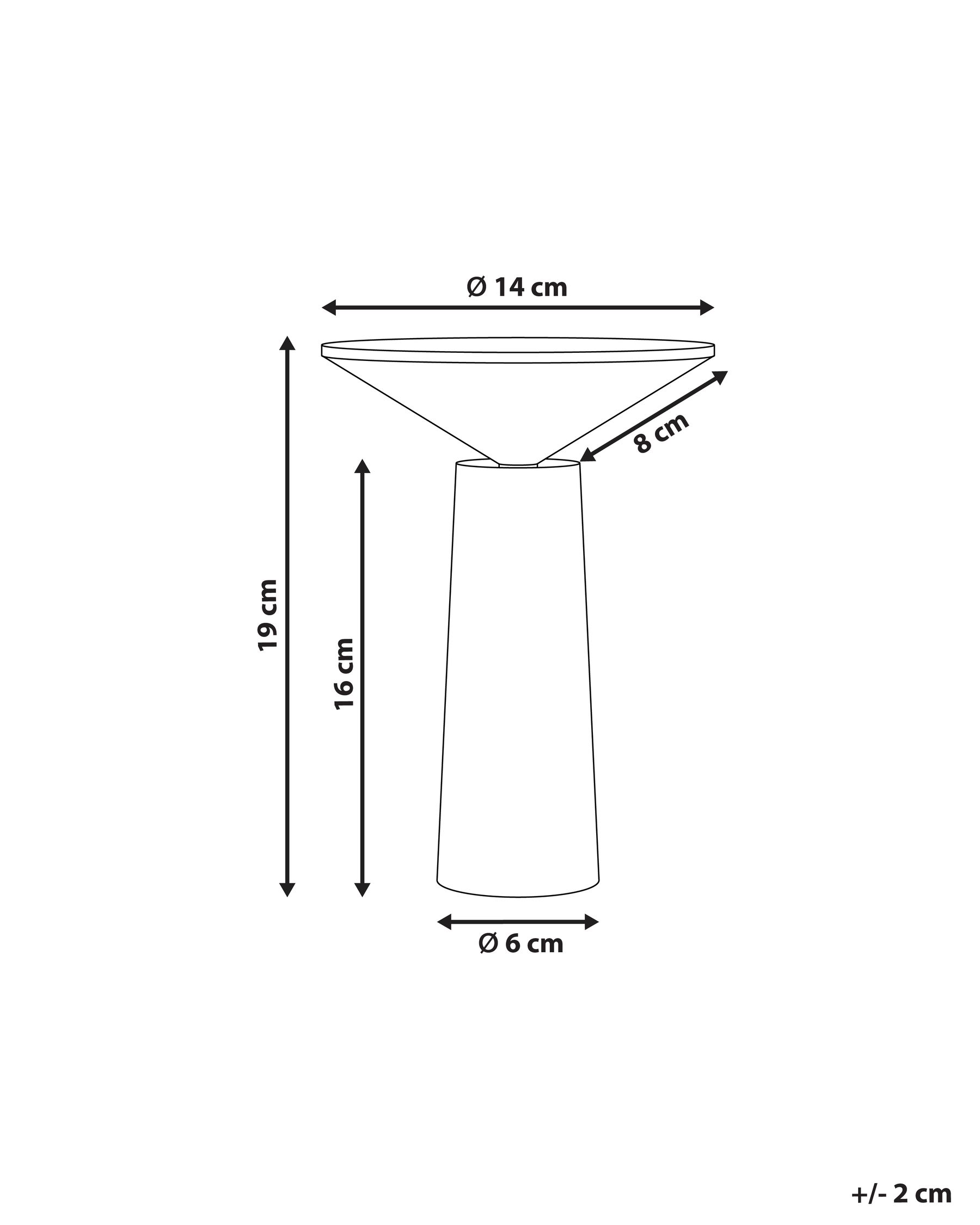 Wireless LED Table Lamp LEVIRA with Dimmer Metal White_940550