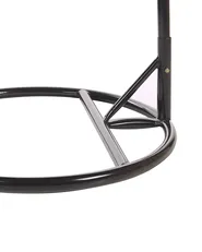 Hanging Chair with Stand CASOLI PE Rattan Grey_763758
