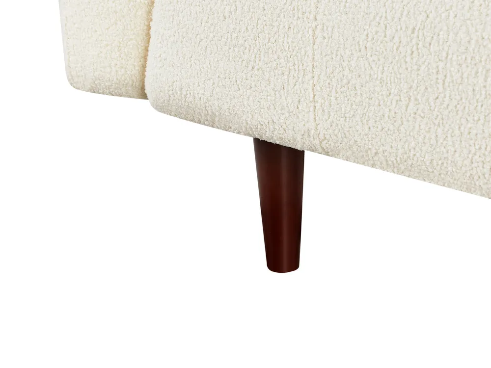 Sofa 3 Seater BYSKE Boucle Off-White_958937