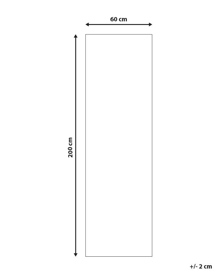 Runner Rug 60 x 200 cm Multicolour ARTHUR _831605 Runner Rug 60 x 200 cm Multicolour ARTHUR _831605