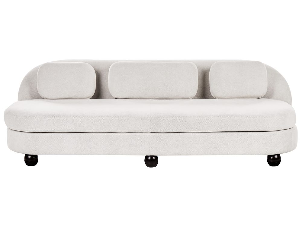 Sofa 3 personers FANSEN med pude Cremehvid