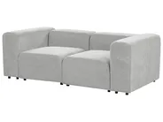 Modular Sofa 2 Seater FALSTERBO Corduroy Grey_916183
