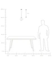 Pendant Lamp LIFFEL Glass White_703389