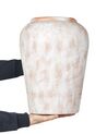 Terracotta Decorative Vase 42 cm Off-White MIRI_893906