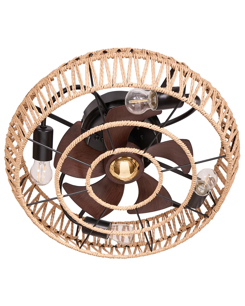 Ceiling Fan with Light APOPKA with Remote Natural_1124408