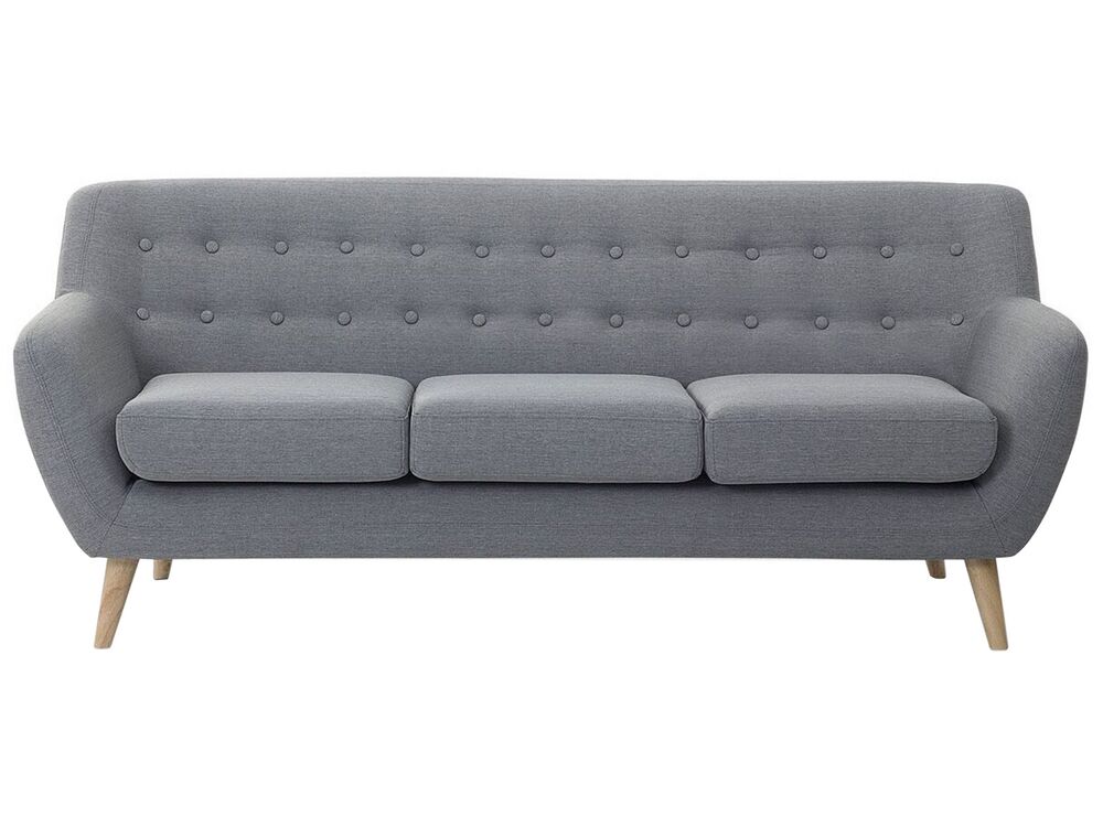 Sofa 3 Seater MOTALA Fabric Light Grey