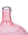 Glass Decorative Vase 39 cm Pink ROTI_823635