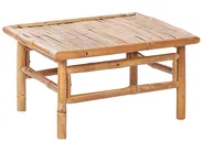 Garden Lounge Set with Table 6 Seater CERRETO Bamboo Taupe_908960