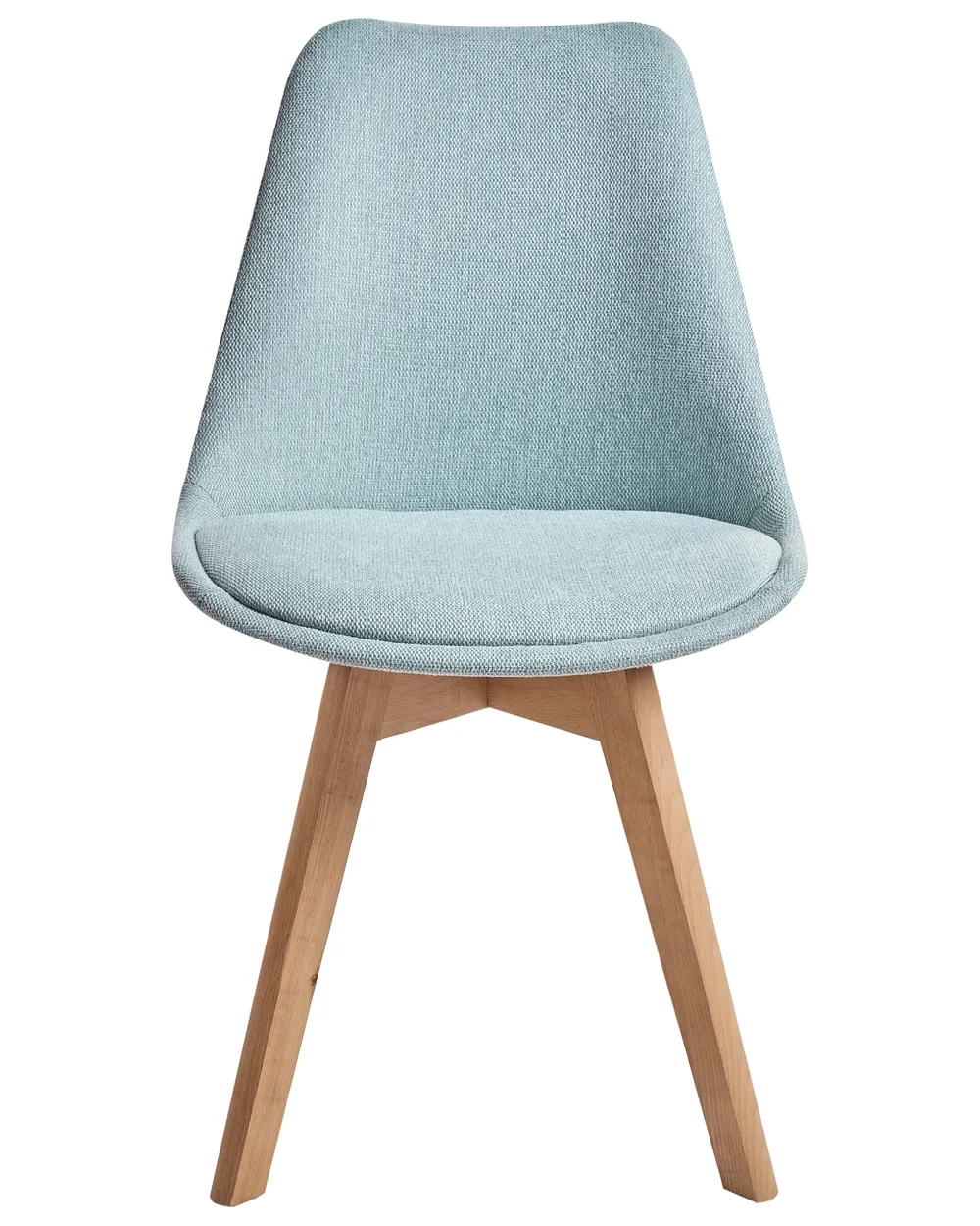 Set of 2 Dining Chairs DAKOTA II Fabric Mint Green_878103