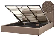Ottoman Bed BAJONNA Boucle Brown 180 x 200 cm (EU Super King)_966189
